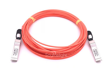 China 10gbase Sfp+ Direct Attach Cable / Sfp+ Aoc On Om3 Multimode Fiber supplier