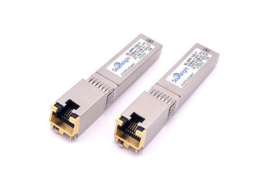 China 10gbase-T Copper Sfp+ Optical Transceiver For Gigabit Ethernet Rj45 30m Over Cat7 Cable supplier