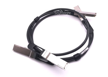 China Qsfp+ Direct Attach Passive Copper Cable Assembly 3m Length 40 Gigabit Ethernet supplier