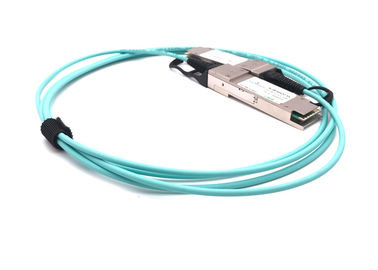 China 4CH VCSEL Laser 100G QSFP28 DAC For Data Center Fiber Active Optical Cable Om4 supplier