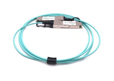 China 100g Qsfp28 Aoc Active Optical Cable Om4 Fiber 100m 25.78 Gbps/CH Datarate supplier