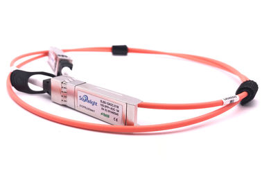 China Sfp+ 10g Direct Attach Active Optical Cable On Multimode Om3 Fiber supplier