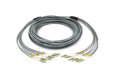 China Multimode LC to FC Patch Cord Duplex Armored Low Insertion Loss supplier