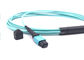 12 Fiber Fiber Optic Mpo To Mpo Patch Cable Jumper Apc Il 0.3db supplier